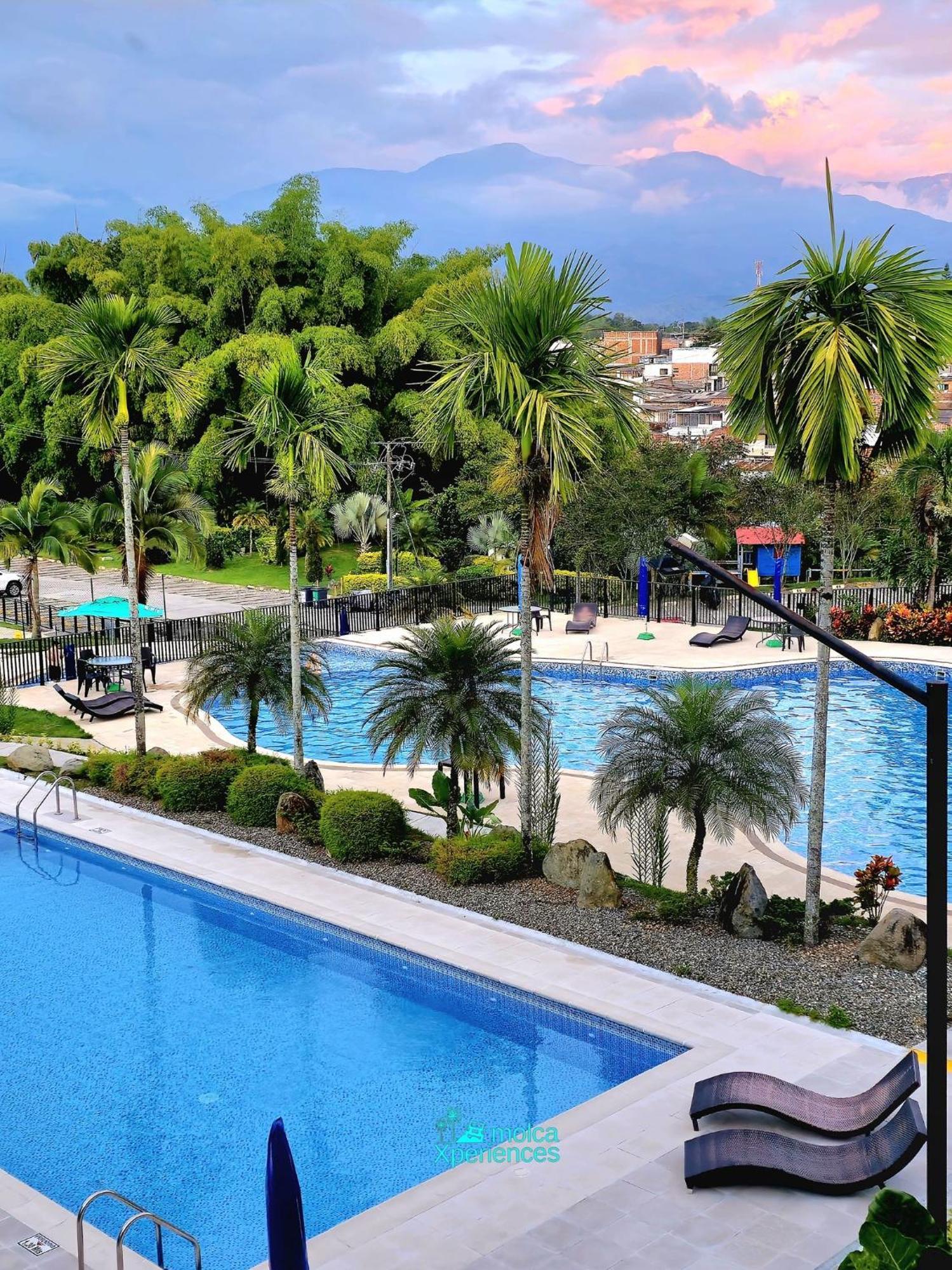 Apartamento Privado Vacacional A 5M Del Aeropuerto, 20 Minutos Del Parque Del Cafe Y Centro De Armenia Con 4 Piscinas, 3 Jacuzzi, Sauna By Molca Xperiences 2H Armênia Exterior foto